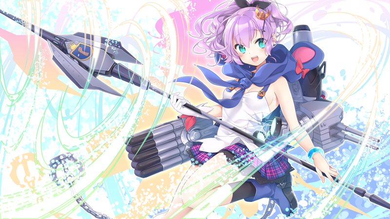 anime, anime girls, magic, Azur Lane, Javelin (Azur Lane), white skin
