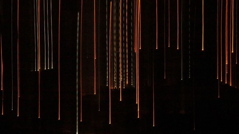 light, rays, lights, spotlights, dark, 4k