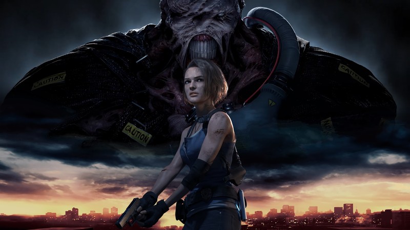 Resident evil 3, Jill Valentine, Capcom, video games, Resident Evil 3 Remake, Nemesis