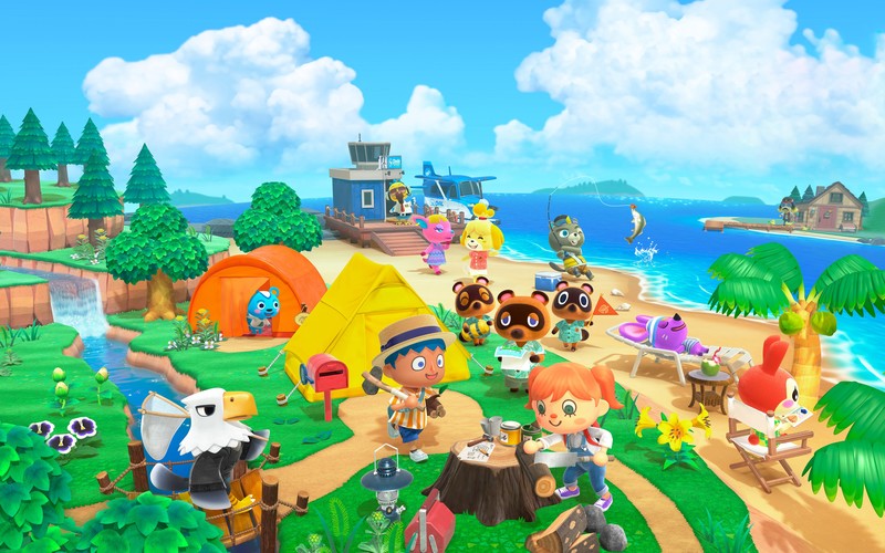 Animal Crossing, video game art, Nintendo