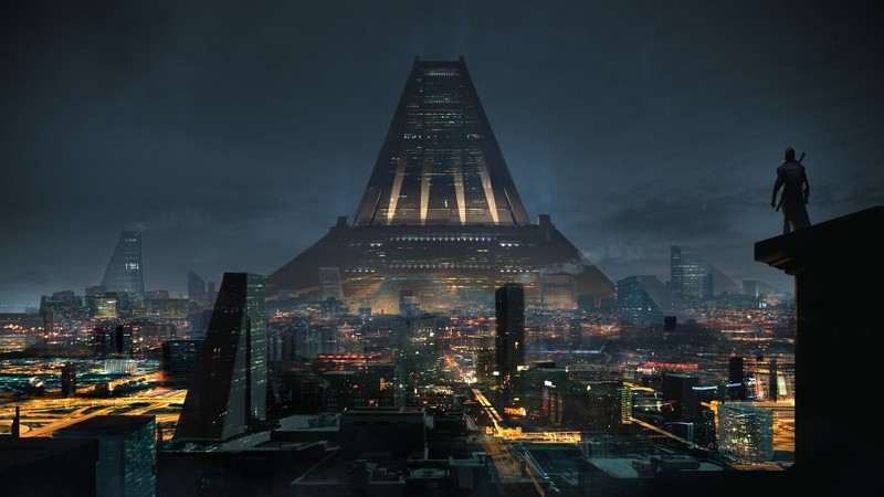 Timo Peter, digital, futuristic, futuristic city, digital art, artwork