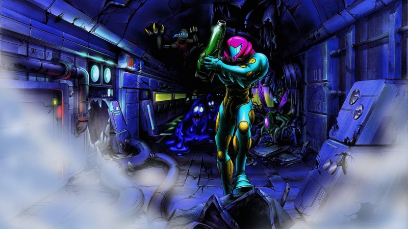 Metroid, Samus Aran, video game art, video games, video game girls