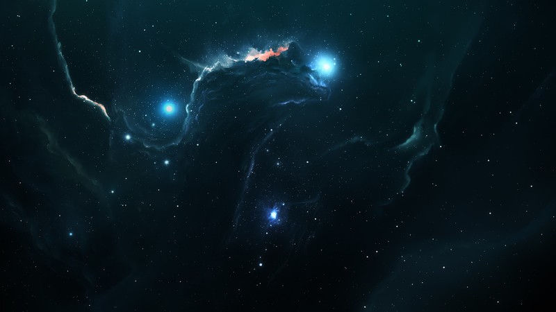 Starkiteckt, space, stars, digital art