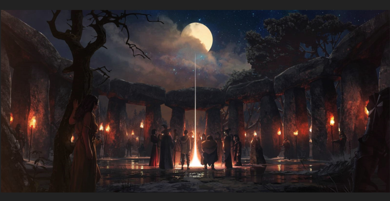 Rowye, magic, Moon, ancient