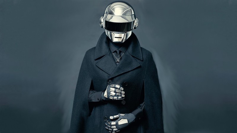 Daft Punk, artwork, robot, music, helmet