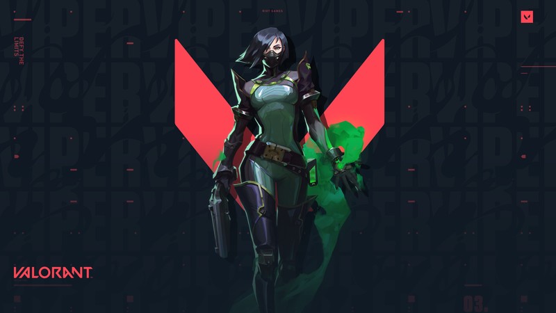 Valorant, viper (valorant), frontal view, PC gaming