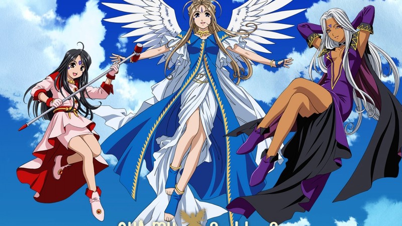 Ah! My Goddess!, Belldandy, Urd, Skuld, anime