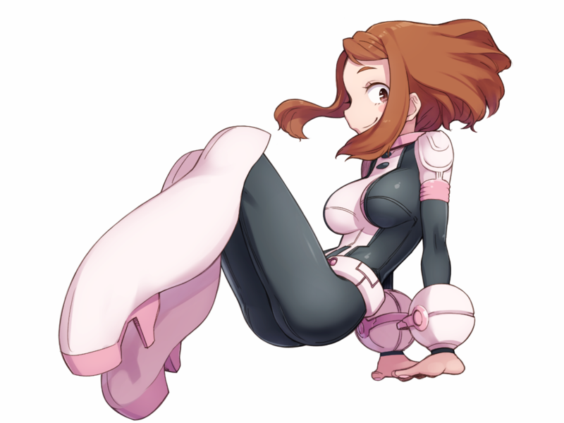 anime, anime girls, digital art, artwork, 2D, portrait display, vertical, Boku no Hero Academia, Uraraka Ochako