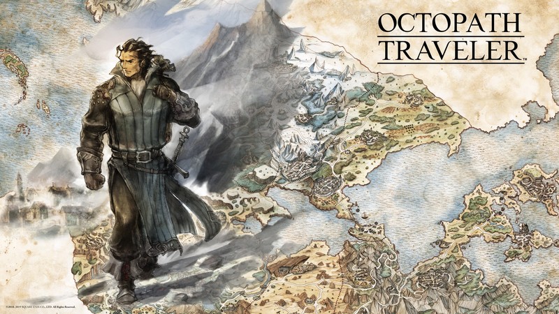 Octopath Traveler, artwork, fantasy art, video games