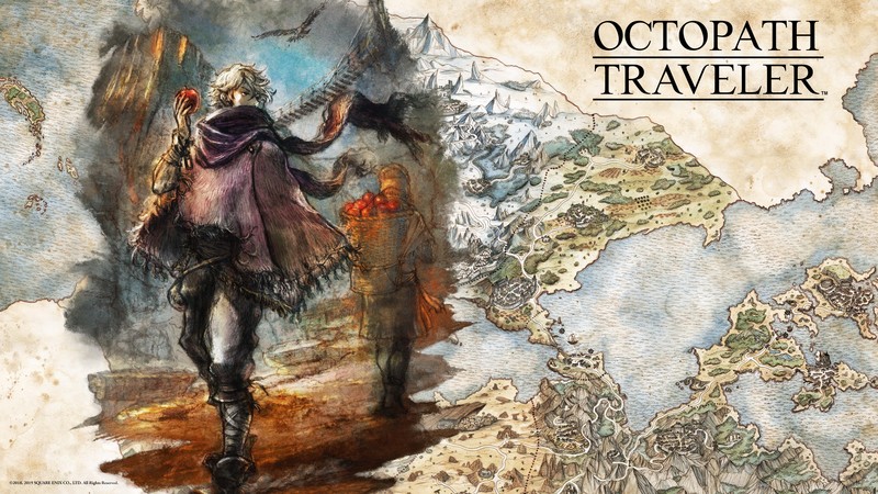 Octopath Traveler, artwork, fantasy art