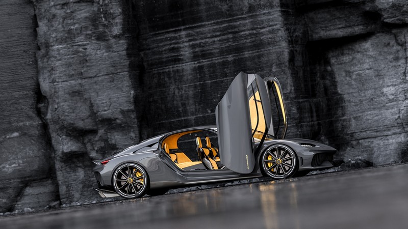 car, vehicle, Koenigsegg Gemera, gray