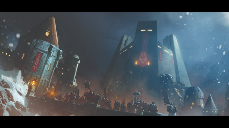 Warmachine, castle, low-angle, video games