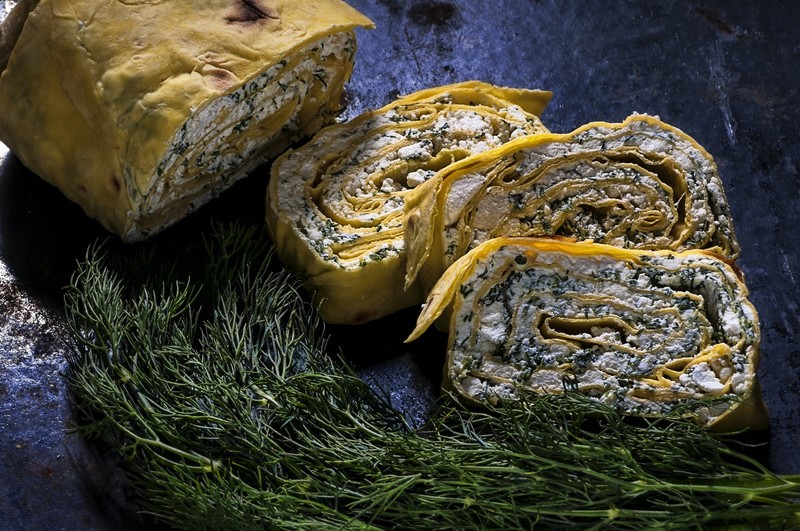 Viacheslav Krasnoperov, food, plants, dill, cheese, Roll, Slices