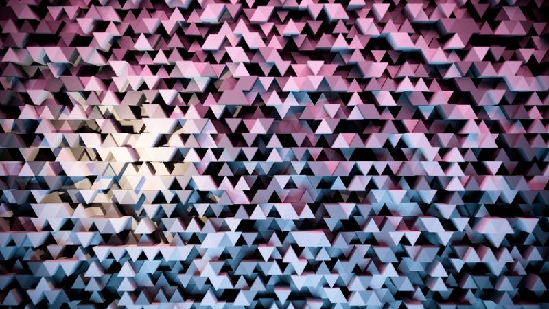 triangles, volume, 3d, 4k