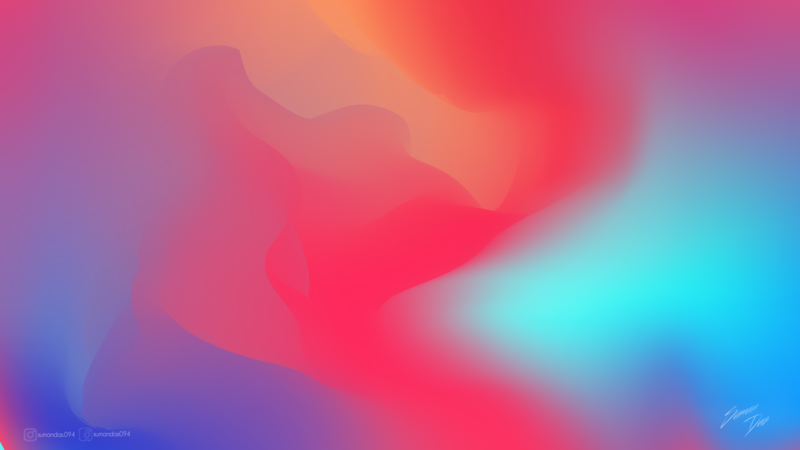 abstract, colorful, gradient, shapes, digital art, sumandas094