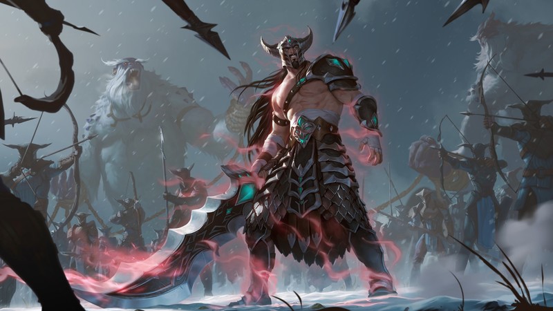 Legends of Runeterra, League of Legends, PC gaming, fantasy art, Tryndamere