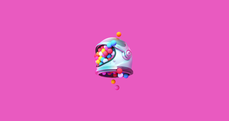 space, 3D Abstract, 3D graphics, rendering, colorful, abstract, pink