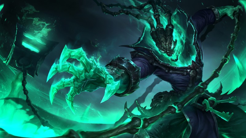 Legends of Runeterra, League of Legends, PC gaming, fantasy art, Thresh (League Of Legends)