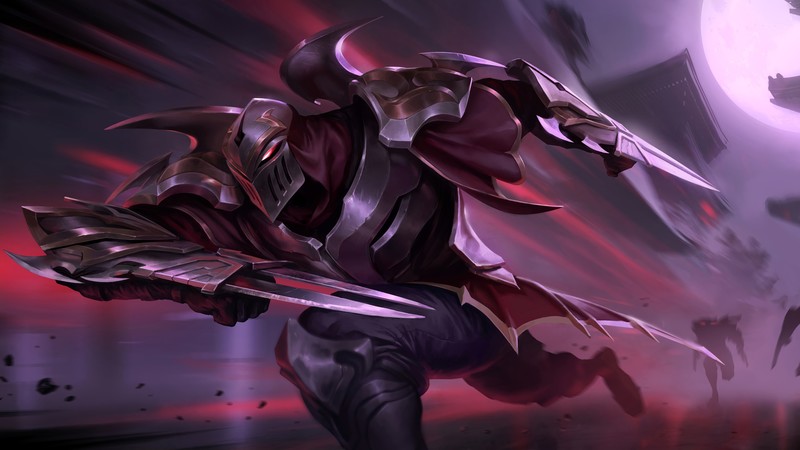 Legends of Runeterra, League of Legends, PC gaming, fantasy art, Zed (League of Legends)