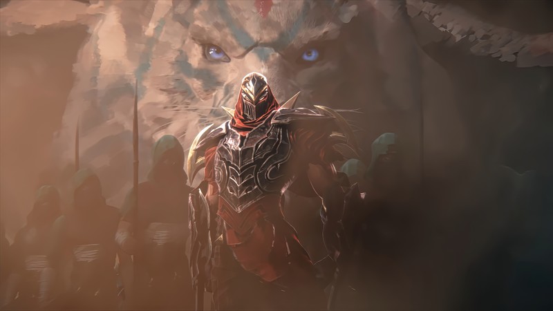 Legends of Runeterra, League of Legends, PC gaming, fantasy art, frontal view, Zed (League of Legends)