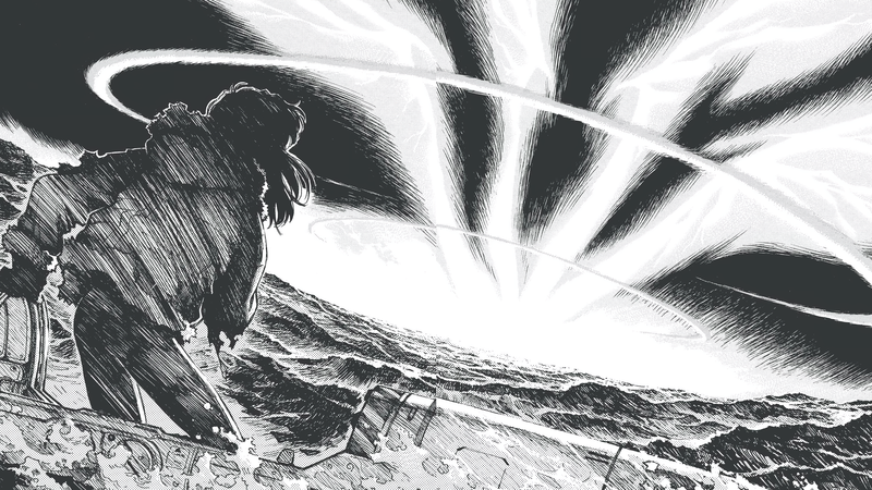 Neon Genesis Evangelion, Katsuragi Misato, manga, anime, monochrome, sea