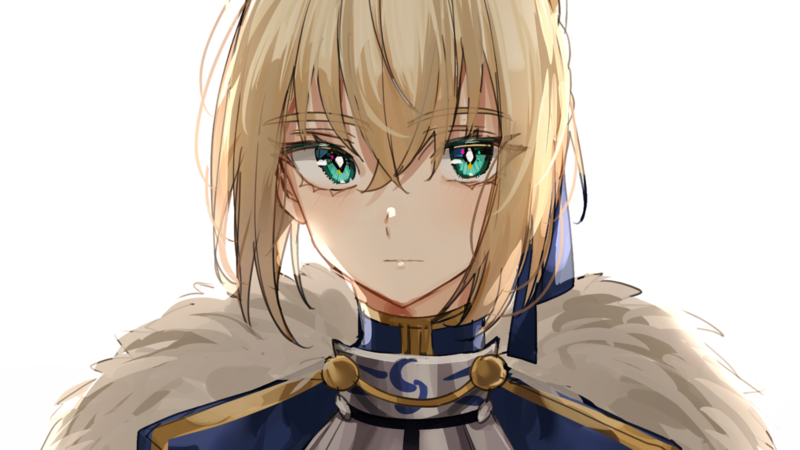 Saber, Fate/Grand Order, Fate Series, blonde, green eyes