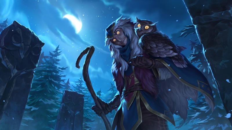 Legends of Runeterra, League of Legends, PC gaming, Moon, fantasy art