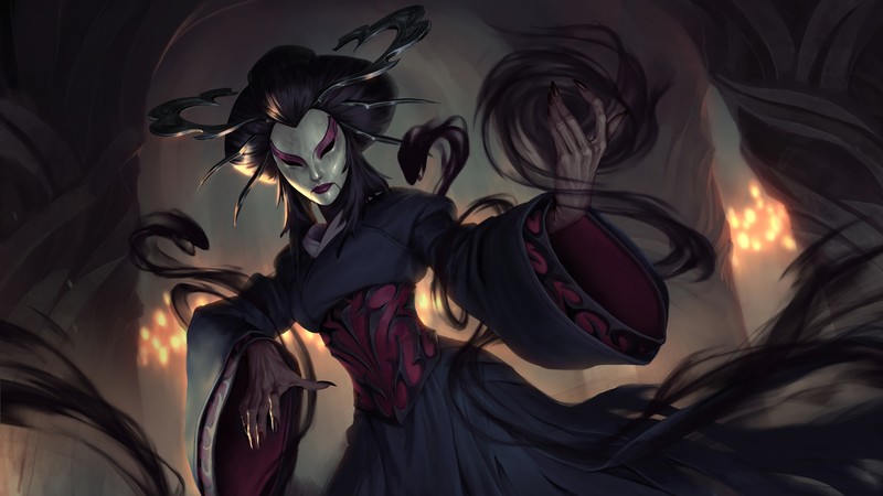 Legends of Runeterra, League of Legends, Masked, mask, dress