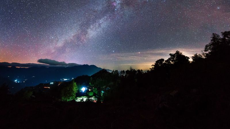 night, stars, landscape, milky way, vietnam, 4k