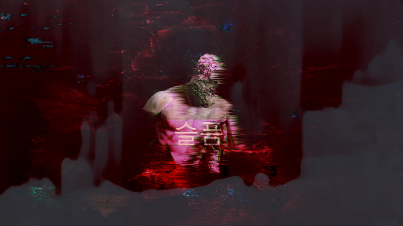 vaporwave, glitch art, digital art