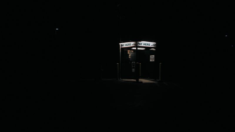 terminal, night, dark, 4k