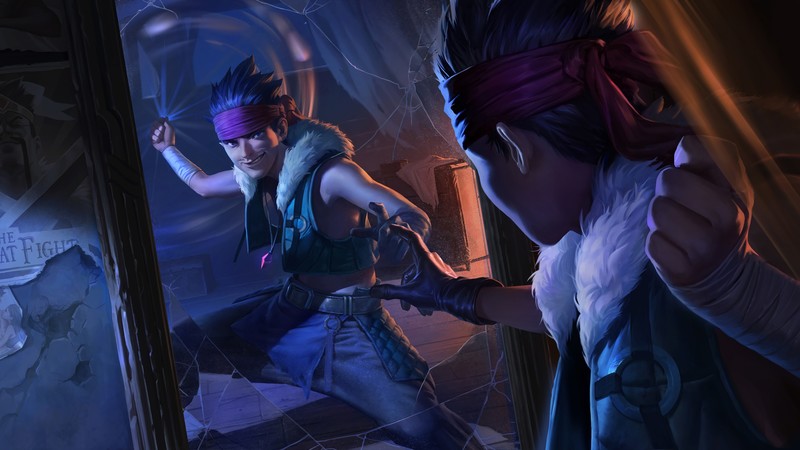 League of Legends, Legends of Runeterra, PC gaming, mirror, fantasy art