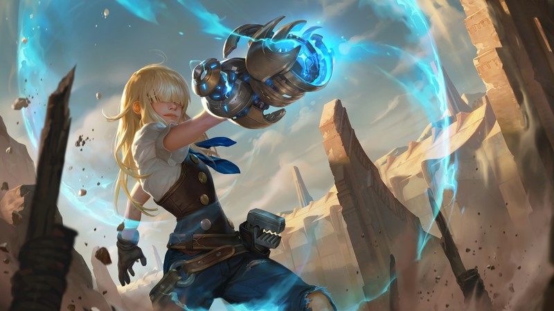League of Legends, Legends of Runeterra, PC gaming, fantasy girl, cyan