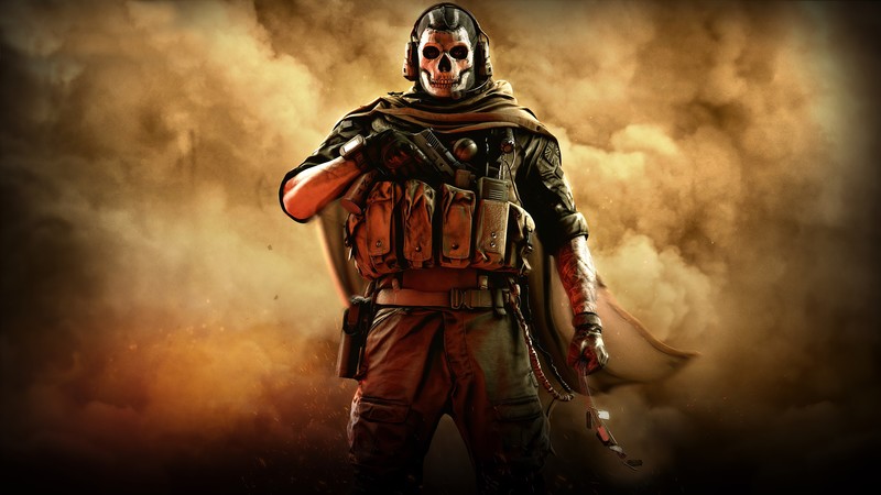 cod mw, ghost, Call of Duty, frontal view