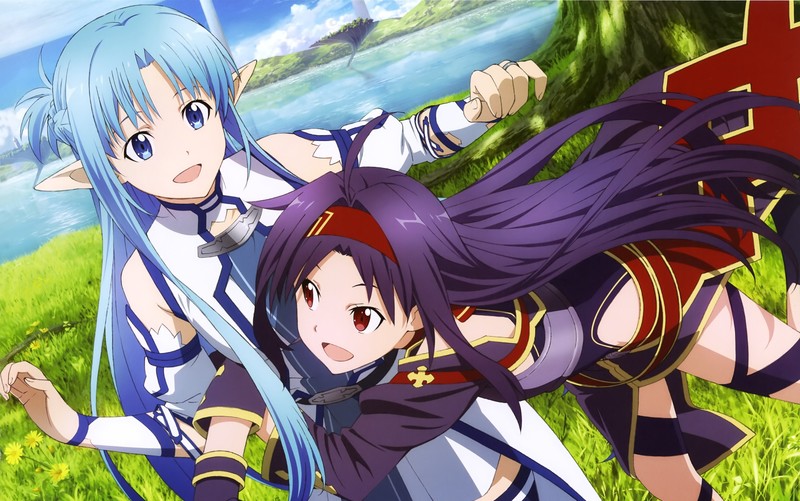 Sword Art Online, Yuuki Konno, Yuuki Asuna, anime