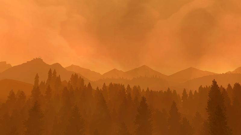 Firewatch, landscape, forest