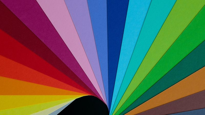 paper, rainbow, colorful, 4k