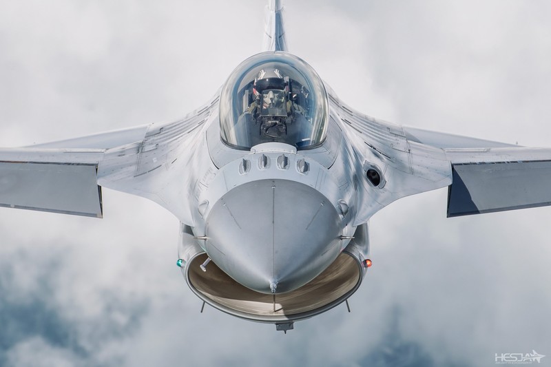 military, aircraft, vehicle, military aircraft, General Dynamics F-16 Fighting Falcon, frontal view
