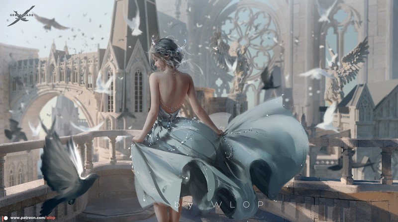 women, elven, pointed ears