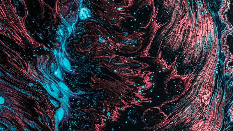 paint, stains, spots, abstraction, colorful, 4k