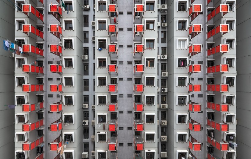 Singapore, building, Asia, block of flats, balcony