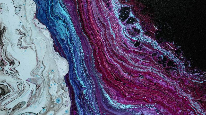 paint, spots, stains, lines, colorful, 4k