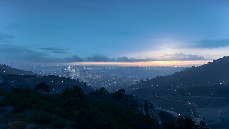 city, anime, sky, landscape, Grand Theft Auto V, Grand Theft Auto V Online