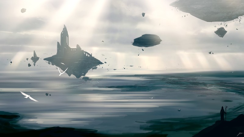 JoeyJazz, fantasy art, landscape