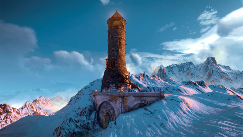 The Witcher 3: Wild Hunt, screen shot, lighthouse, video games
