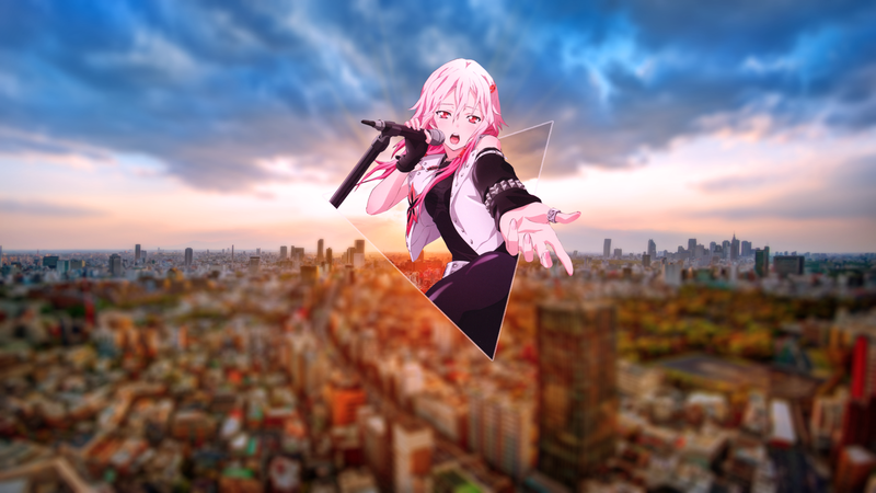 Guilty Crown, Inori Yuzuriha, picture-in-picture
