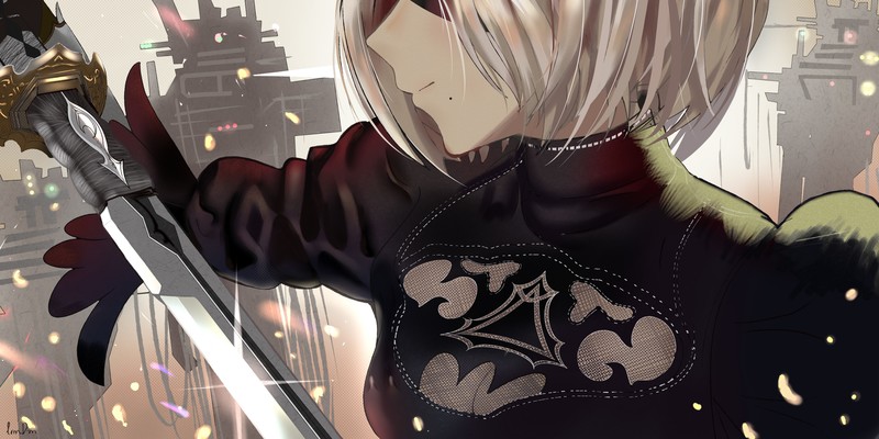Nier: Automata, 2B (Nier: Automata), sword