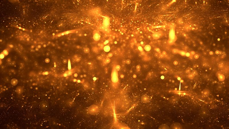 shine, glare, golden, bright, abstraction, 4k