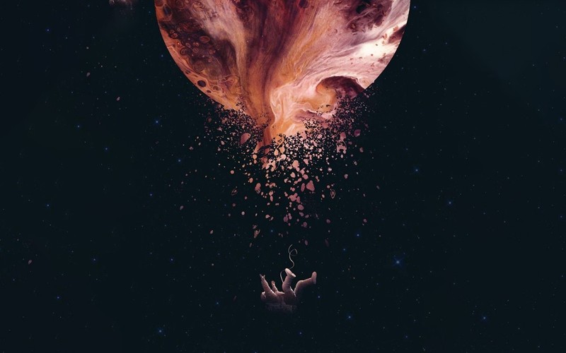 artwork, astronaut, space, planet