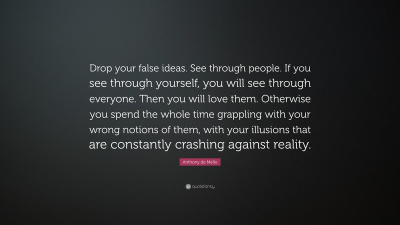 Anthony de Mello, quote, quotefancy, wisdom